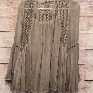 💜💜 En Creme Ladies Lacey Top Size M